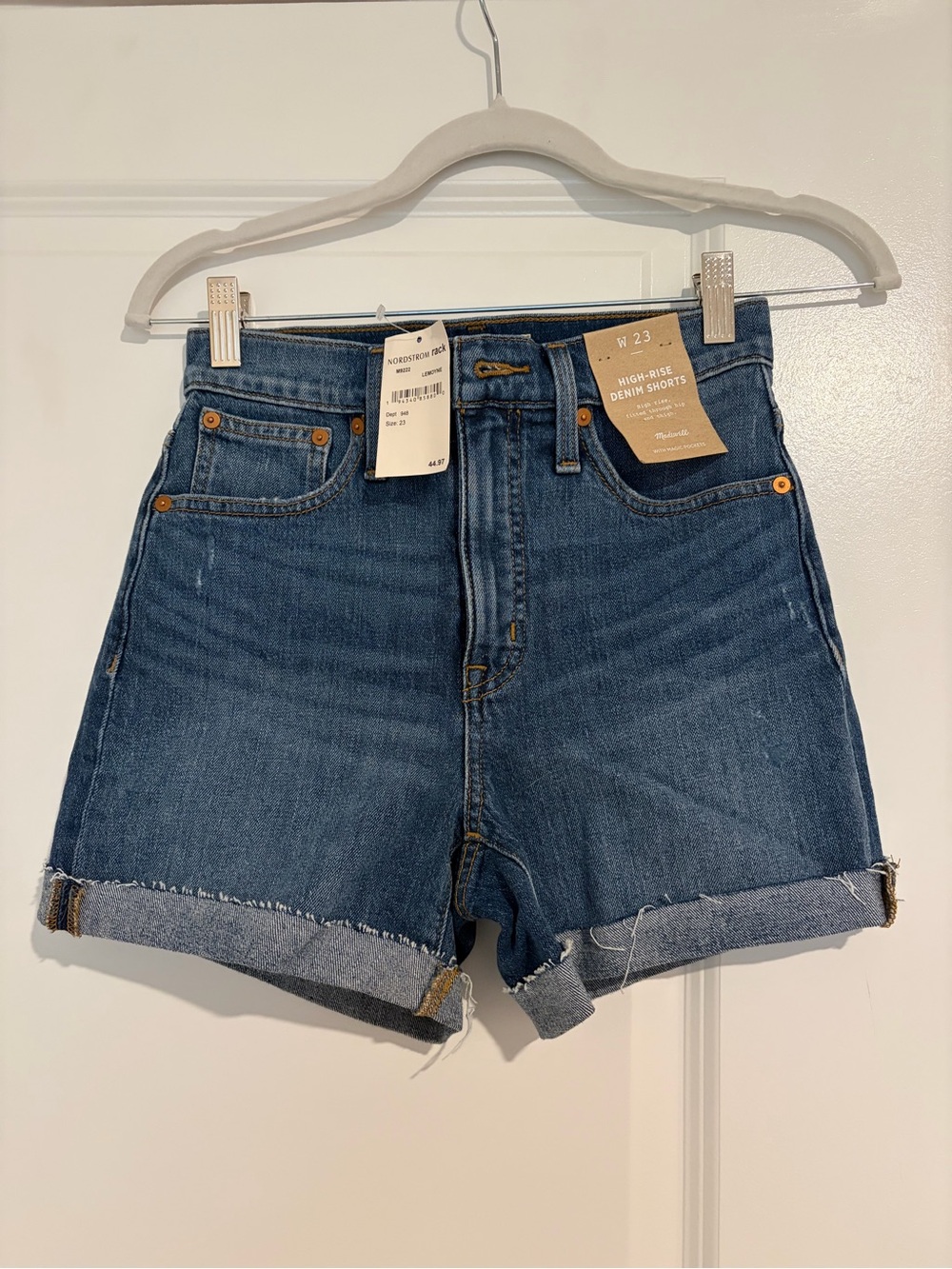 NWT Madewell High-Rise denim shorts